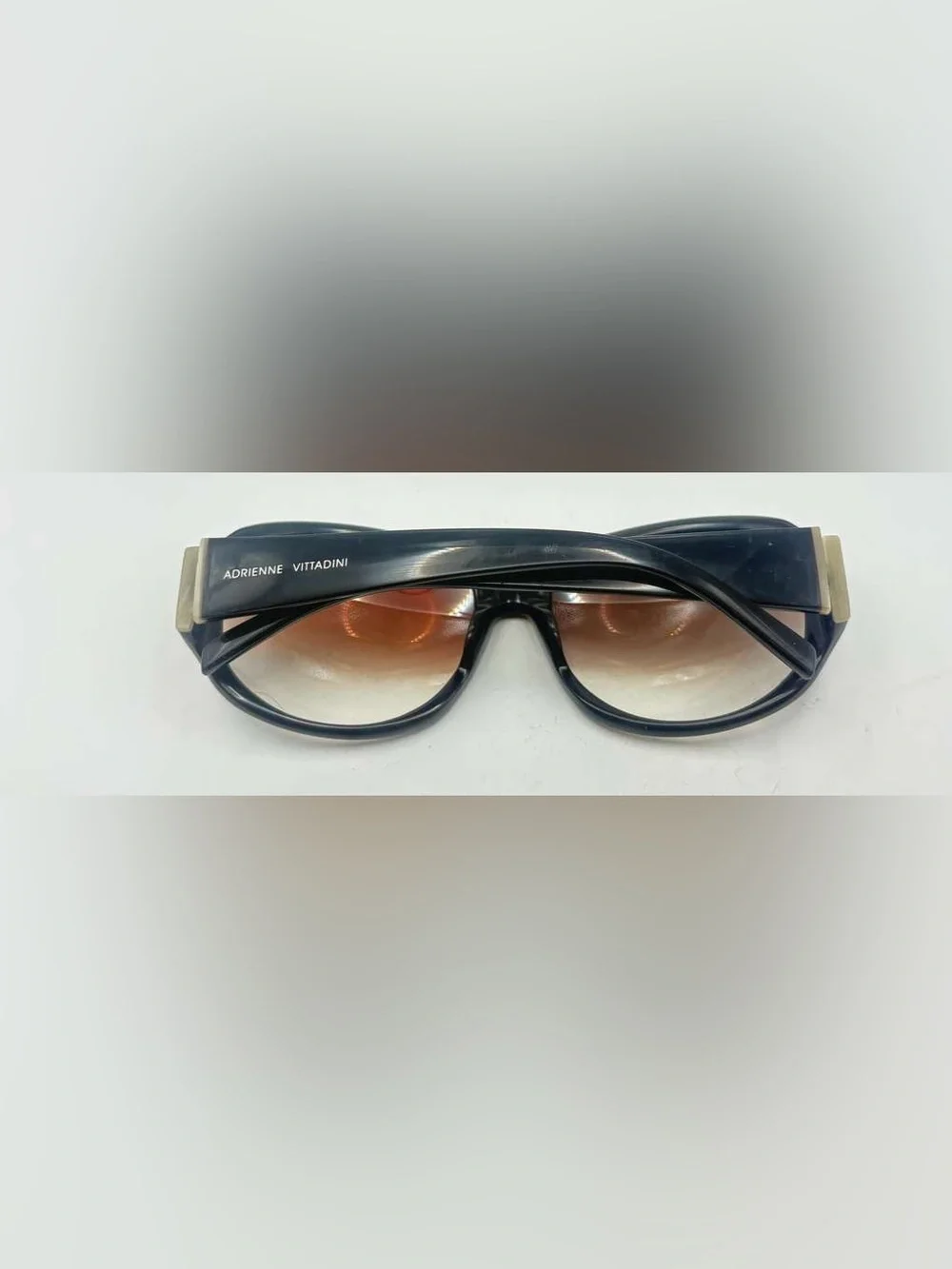 Adrienne Vittadini AV5034S Black Oval Sunglasses Frames Only